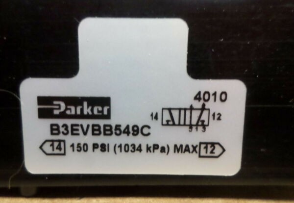 Parker B3EVBB549 Pneumatic Solenoid Valve