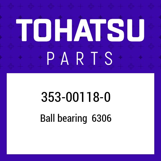 353-00118-0 Tohatsu Main bearing 353001180, New Genuine OEM Part