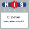 12150-5X03A Nissan Bearing set-connecting rod 121505X03A, New Genuine OEM Part