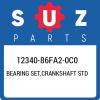 12340-86FA2-0C0 Suzuki Bearing set,crankshaft std 1234086FA20C0, New Genuine OEM