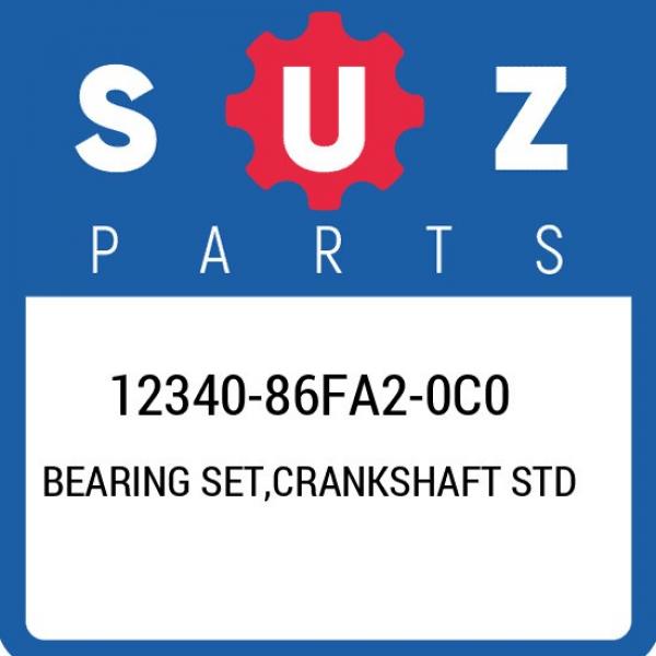 12340-86FA2-0C0 Suzuki Bearing set,crankshaft std 1234086FA20C0, New Genuine OEM #1 image