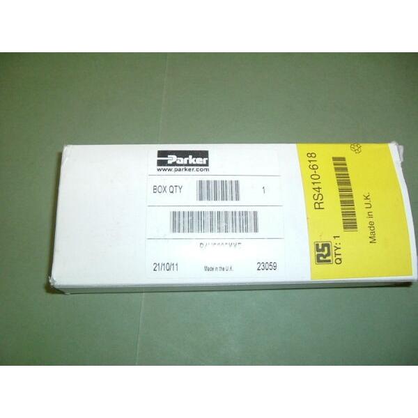 PARKER ........................B4U6000XXF VALVE RS PART NO 410 618  NEW PACKAGED #1 image